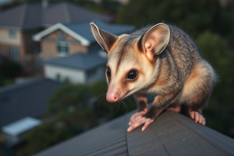 Possum in Derrimut residential area